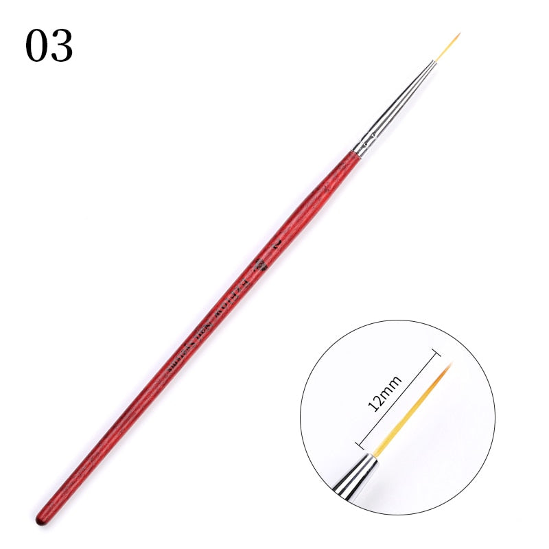 Gradient Painting Pen Drawing Nail Brush Tool