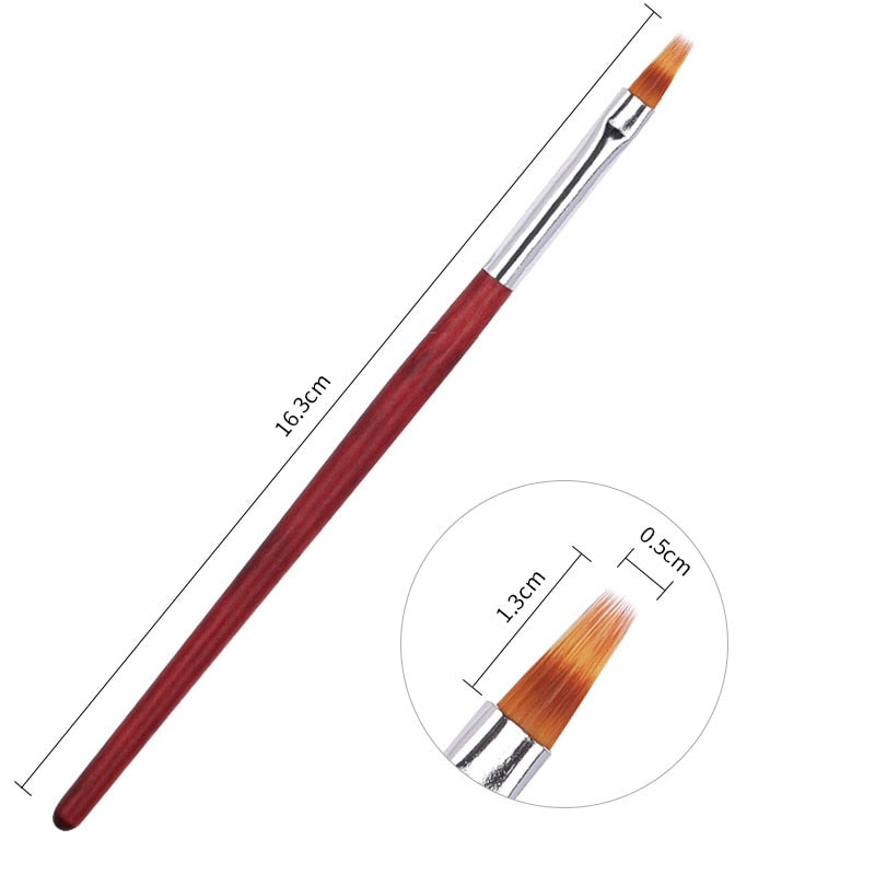 Gradient Painting Pen Drawing Nail Brush Tool