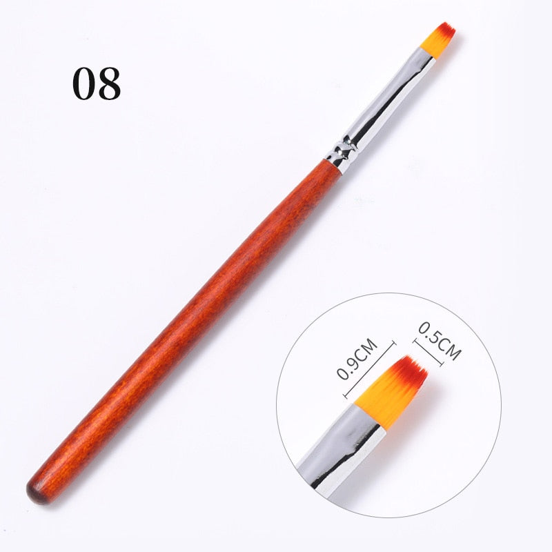 Gradient Painting Pen Drawing Nail Brush Tool