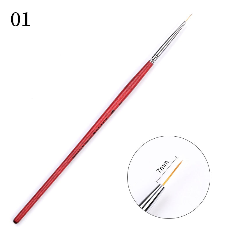 Gradient Painting Pen Drawing Nail Brush Tool