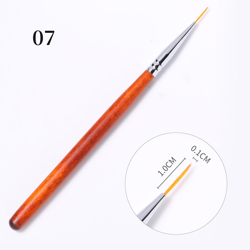 Gradient Painting Pen Drawing Nail Brush Tool