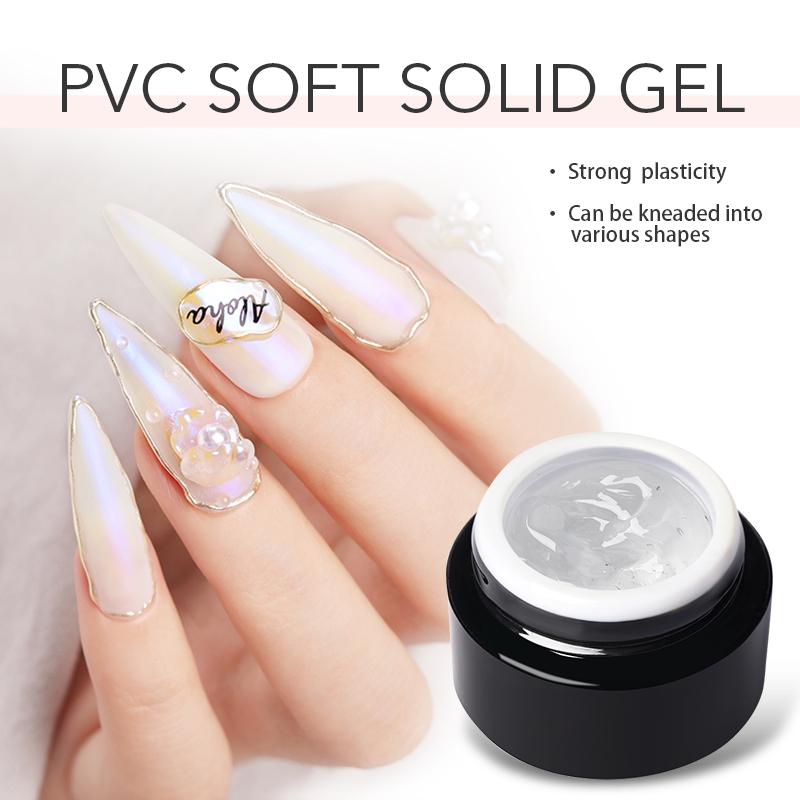 Solid Tips Gel Nail Polish Easy Stick  5 IN 1 Glue Gel