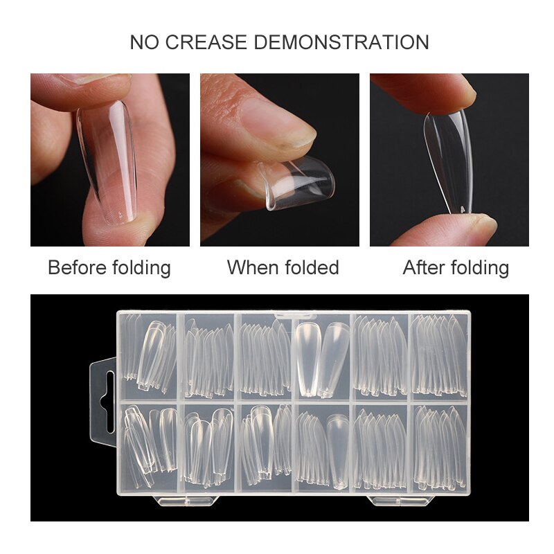 False Nail ABS Nail Cap Acrylic Tip Accessories 100/120 pcs