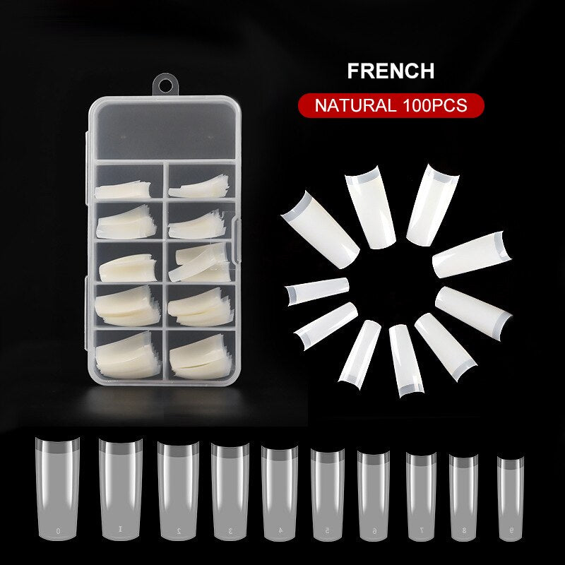 False Nail ABS Nail Cap Acrylic Tip Accessories 100/120 pcs