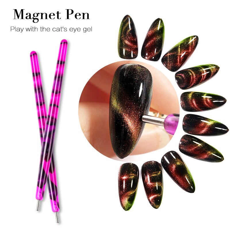 Dual-ended Cat Eye Magnetic Stick Gel Nail Polish Pen Tool