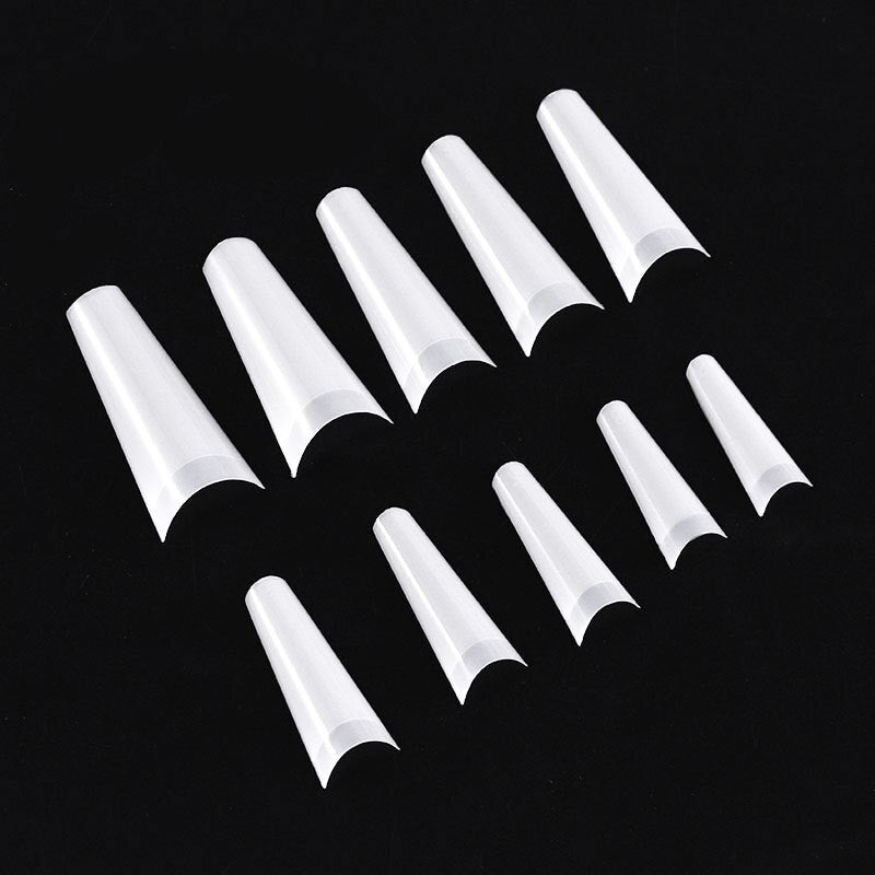 French Cowboy False Nails White 500 pieces