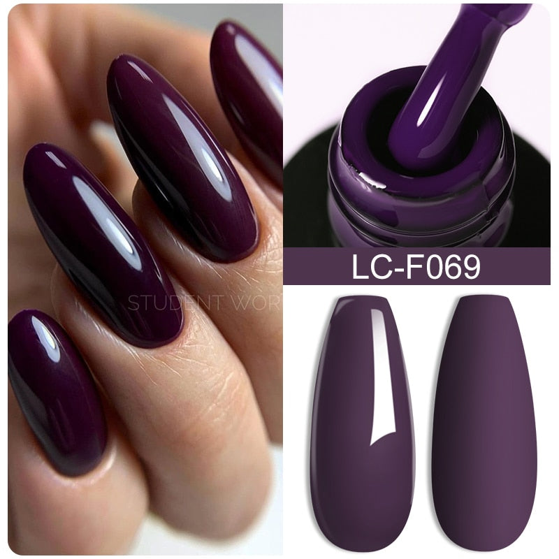 Plum Color Nail Gel Polish Nail Art Vernis LED UV