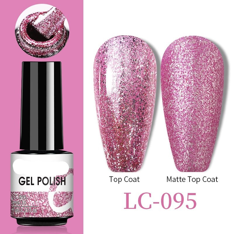 9D Reflective Cat Eye Magnetic Glitter Nail Polish