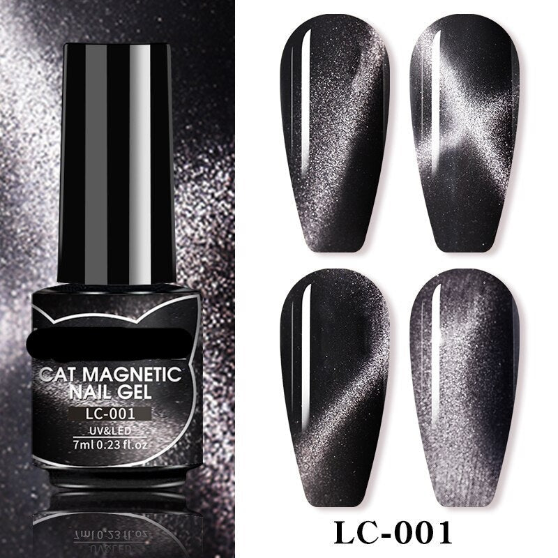 9D Reflective Cat Eye Magnetic Glitter Nail Polish