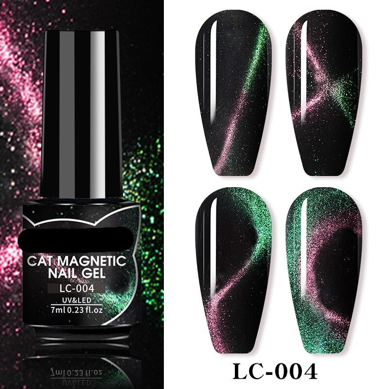 9D Reflective Cat Eye Magnetic Glitter Nail Polish