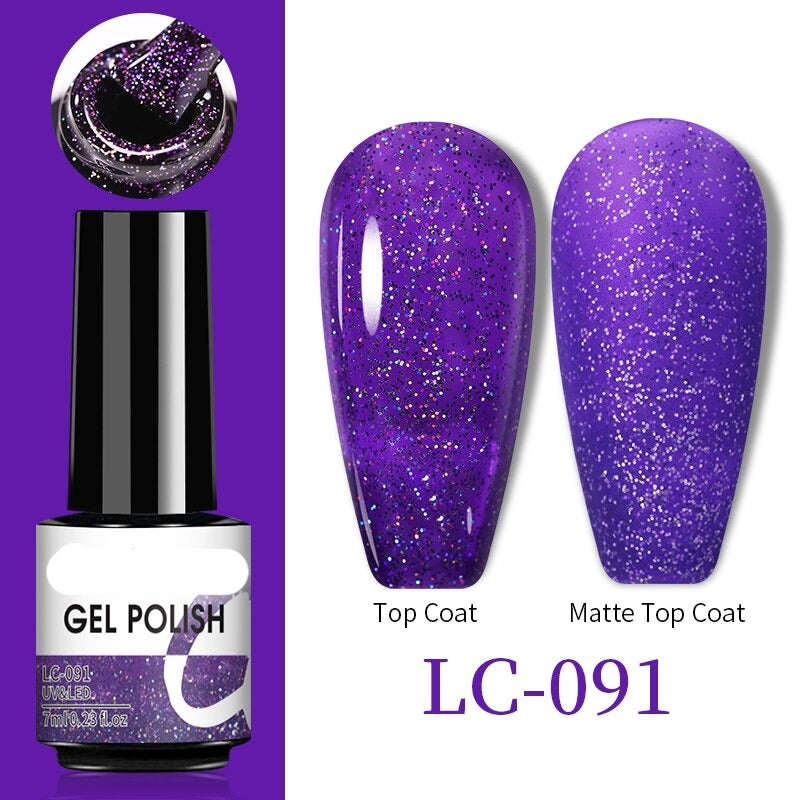 9D Reflective Cat Eye Magnetic Glitter Nail Polish