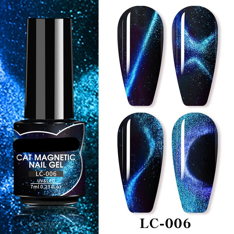 9D Reflective Cat Eye Magnetic Glitter Nail Polish