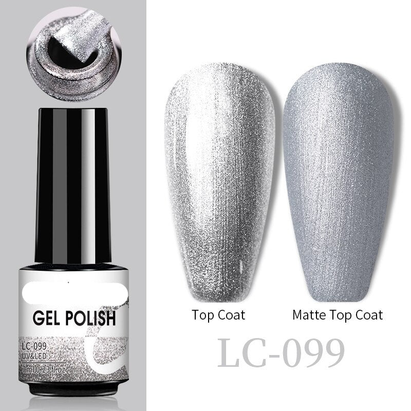 9D Reflective Cat Eye Magnetic Glitter Nail Polish