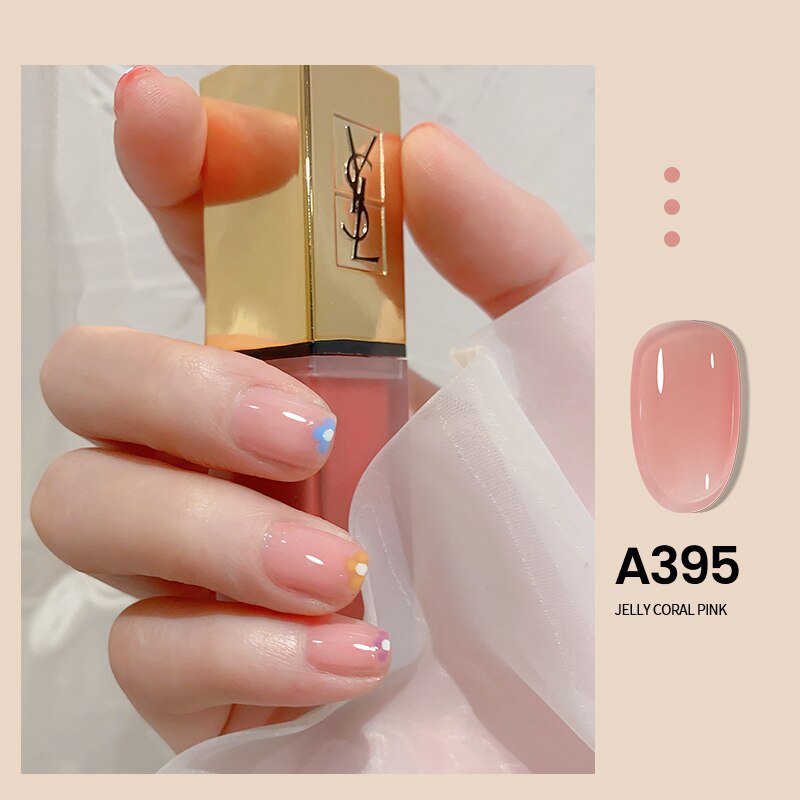 Transparent Nude Jelly Gel Nail Polish Semi Permanent