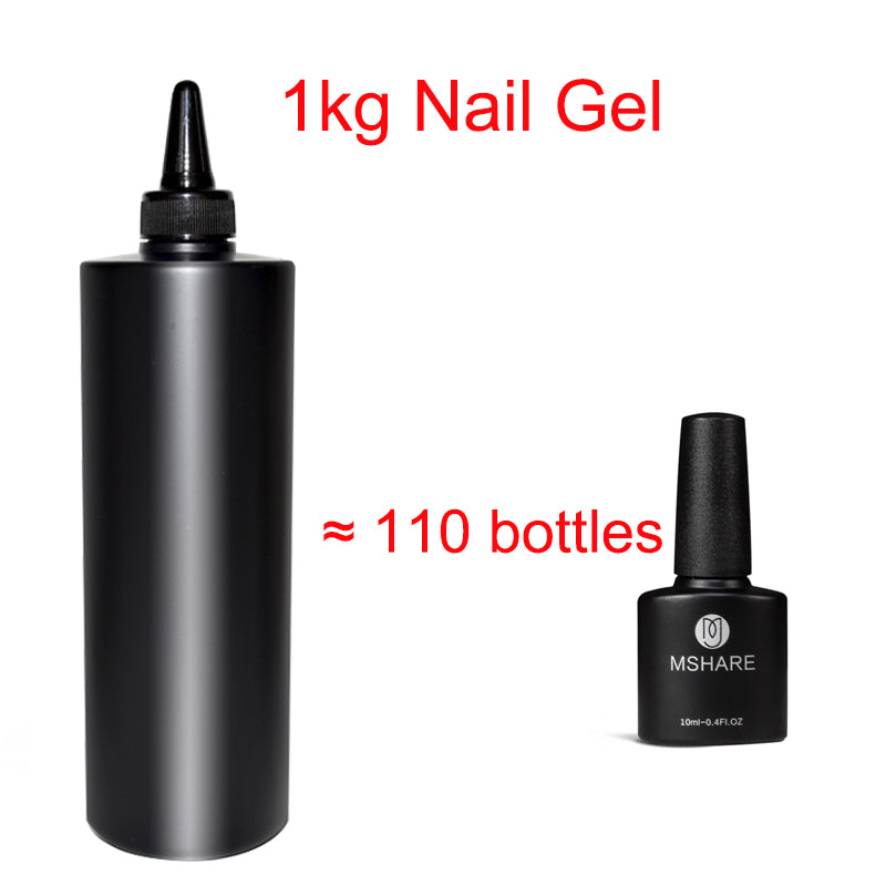 1kg Non Wipe Top Coat Gel Polish Without Sticky Layer