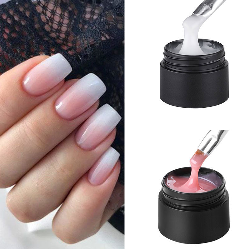 Baby Boomer Nail Gel UV Builder 2pcs Quick Extension Gel 10g