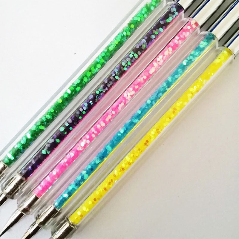 Manicure Tools 5 PCs Double-Purpose Pen For Nails