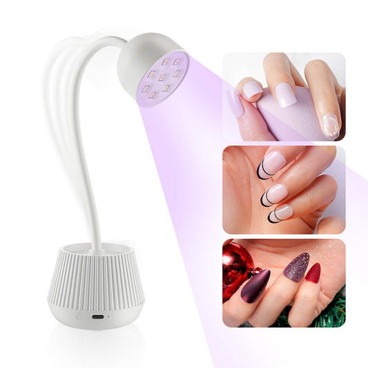 Mini Nail UV LED Lamp Nail Fast Dryer Bendable Table Lamp