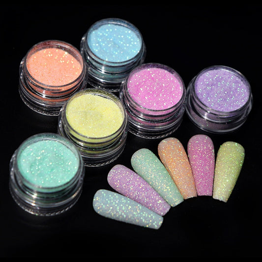 Shiny Candy Sweater Effect Nail Glitter Sparkly Sugar Powder