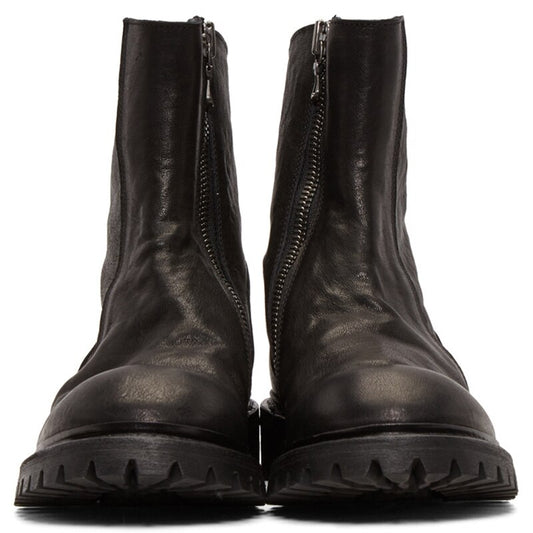 New Arrival Double Zip Motorcycle Boots Men