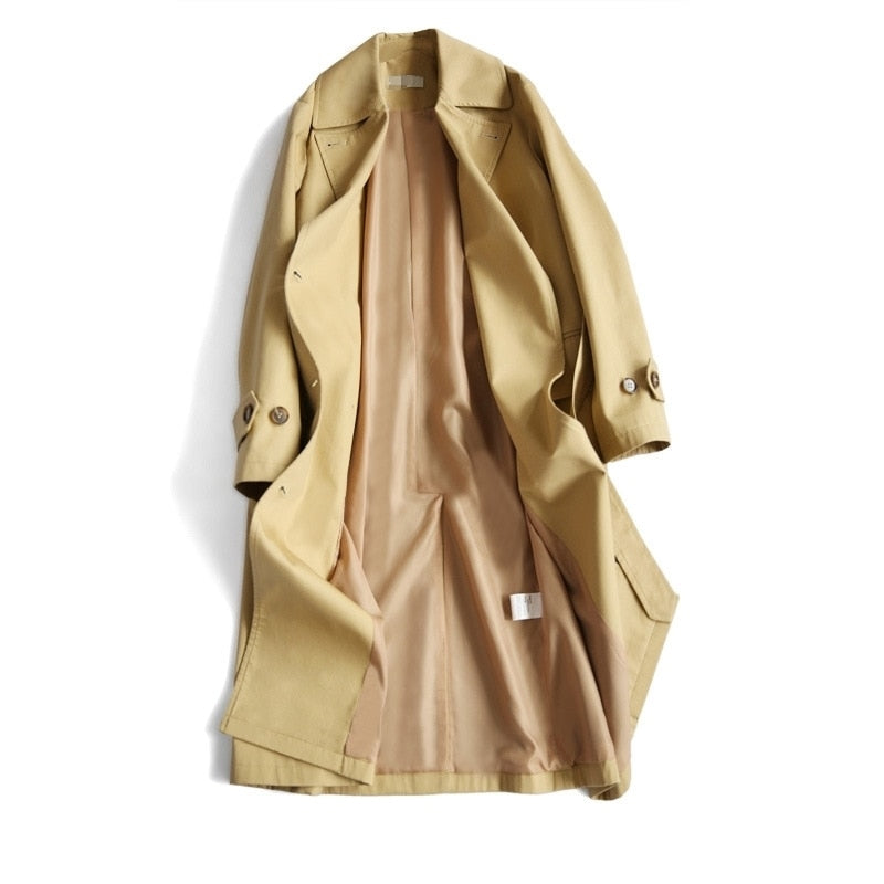 Women Trench Double Breasted Trench coat