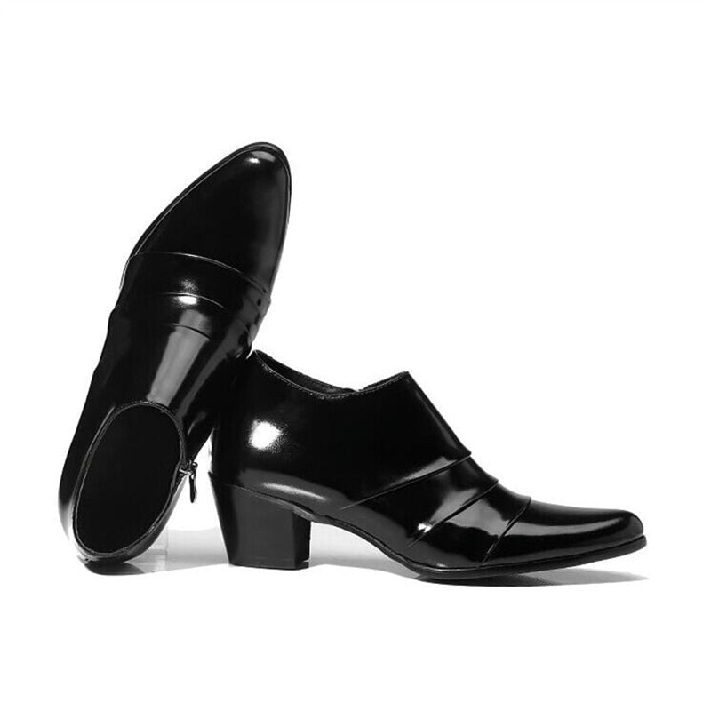 High Heel Oxfords Men Wedding Shoes