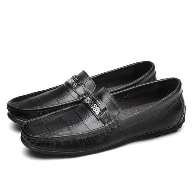 Genuine For Driving Shoes Men Casual Leather