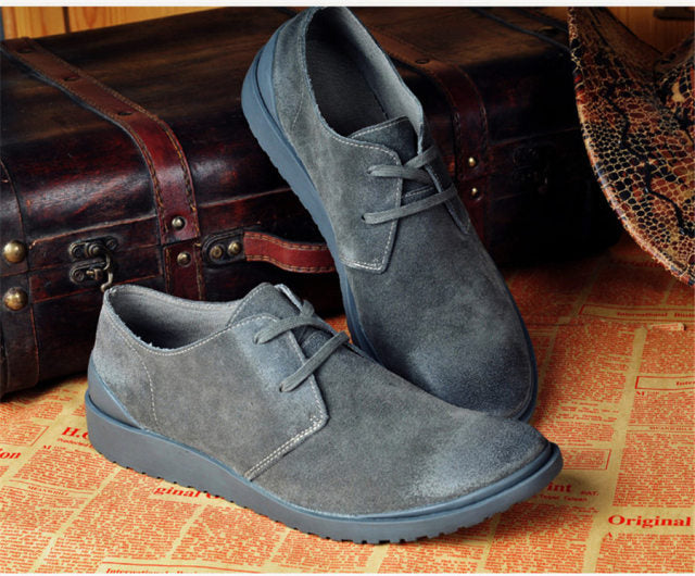 Men Leather Shoes Casual Outdoor Flats Handmade