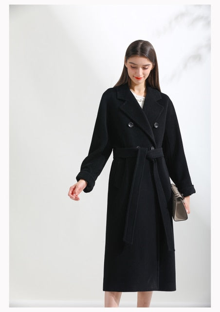 Breasted Trench Coat Woman Trench Long Windbreakers