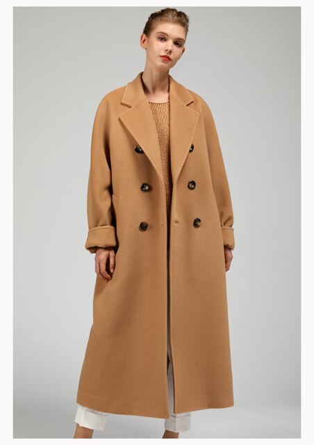 Breasted Trench Coat Woman Trench Long Windbreakers