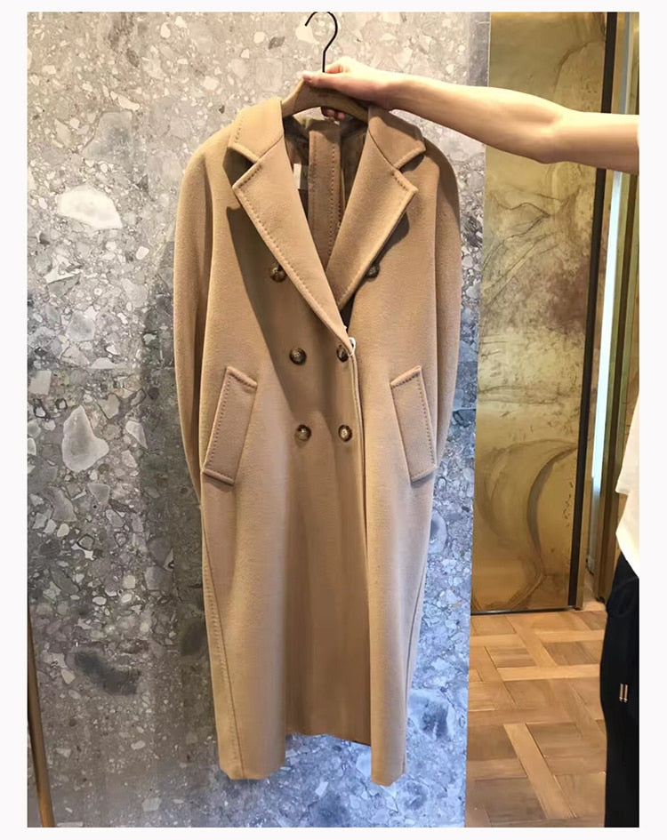 Breasted Trench Coat Woman Trench Long Windbreakers