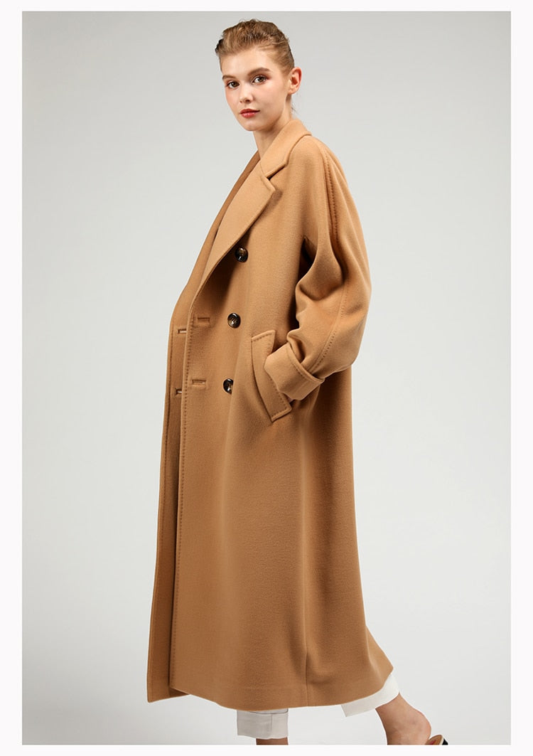 Breasted Trench Coat Woman Trench Long Windbreakers