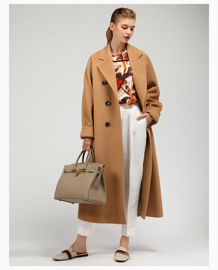 Breasted Trench Coat Woman Trench Long Windbreakers