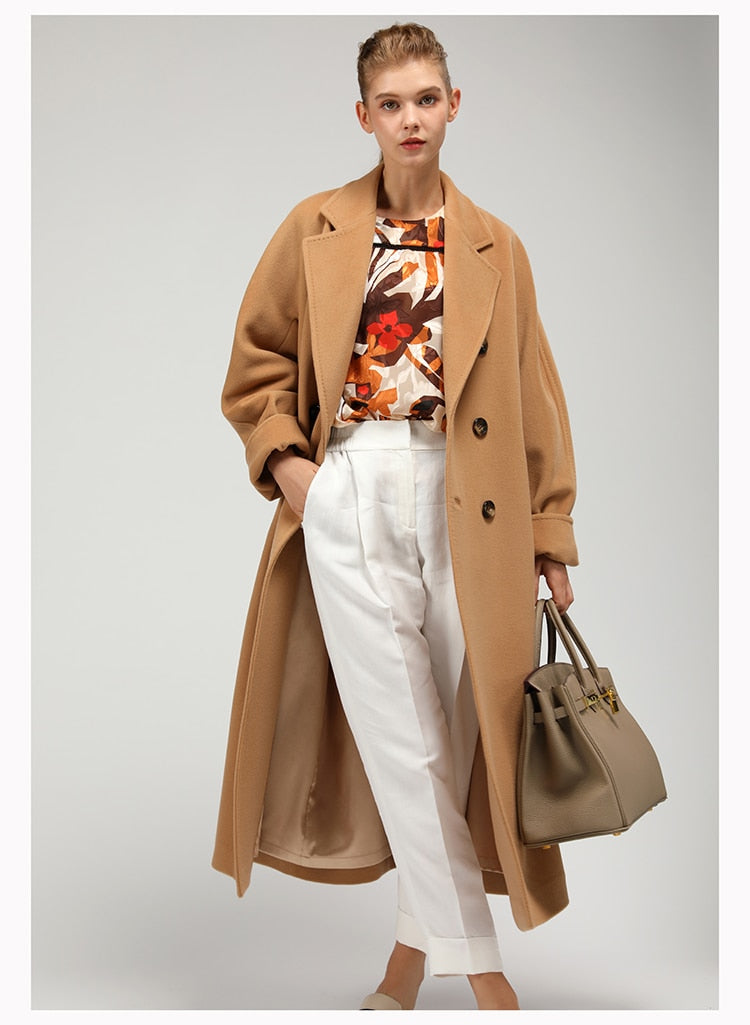 Breasted Trench Coat Woman Trench Long Windbreakers