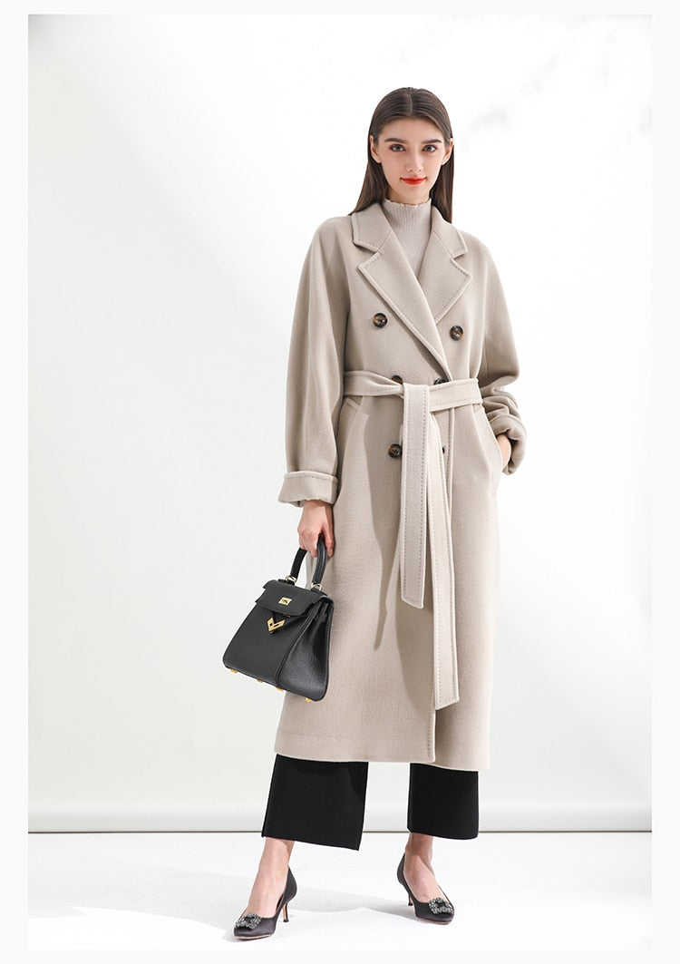 Breasted Trench Coat Woman Trench Long Windbreakers