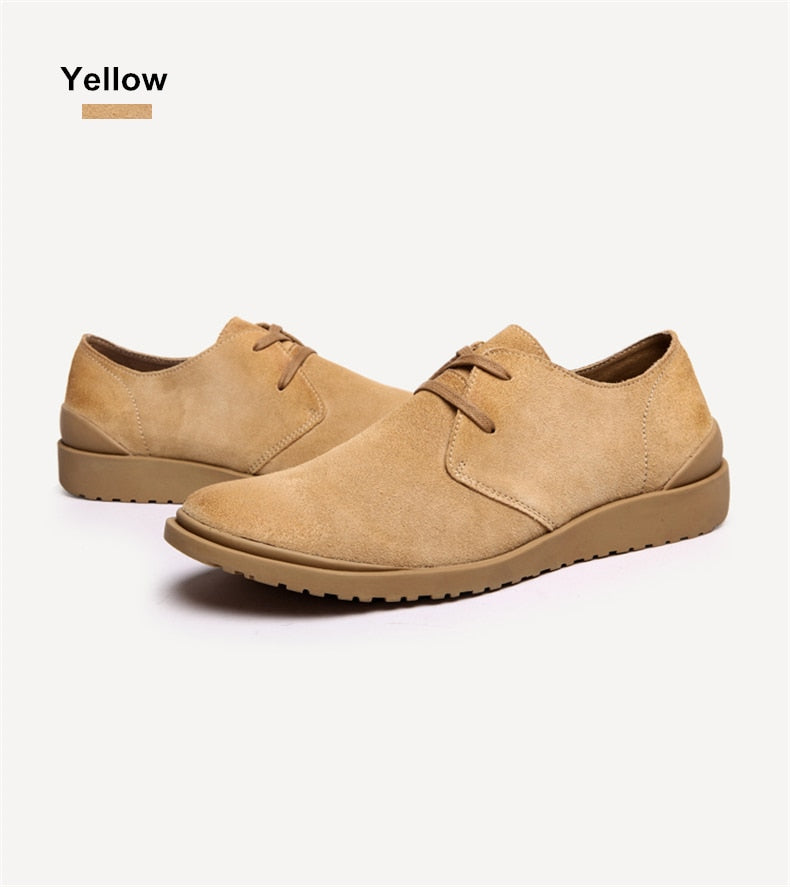 Men Leather Shoes Casual Outdoor Flats Handmade