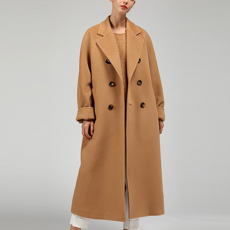 Breasted Trench Coat Woman Trench Long Windbreakers