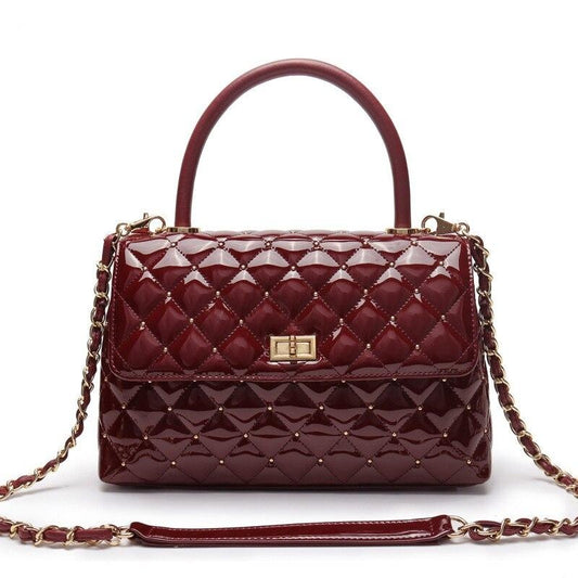 Real Cowhide Leather luxury handbags women