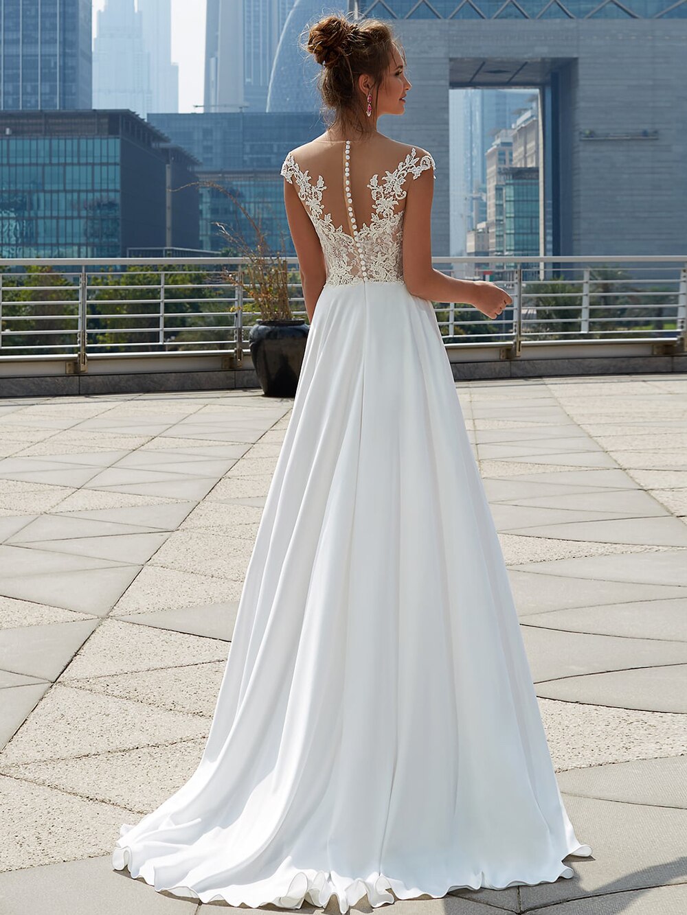 Sexy Side High Split Wedding Dresses