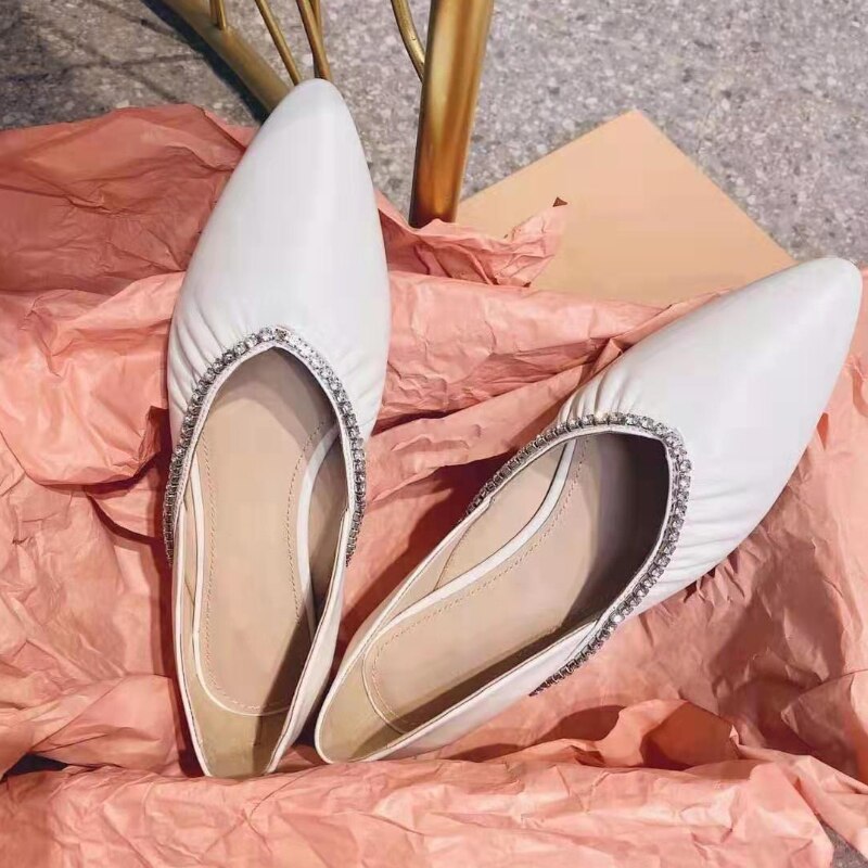 Fashion Women Rhinestones Flats Shoes