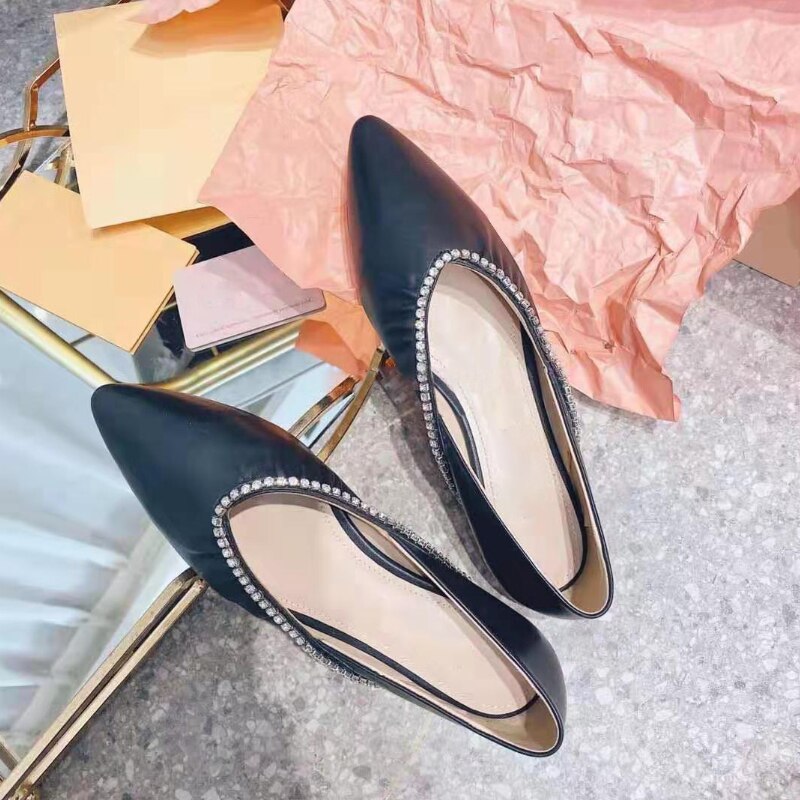 Fashion Women Rhinestones Flats Shoes