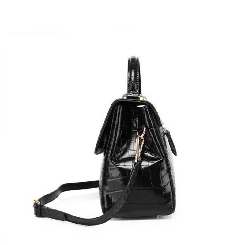 real cowhide leather shouler bag women