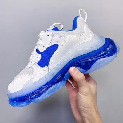 Luxury design transparent women's shoes sneakers