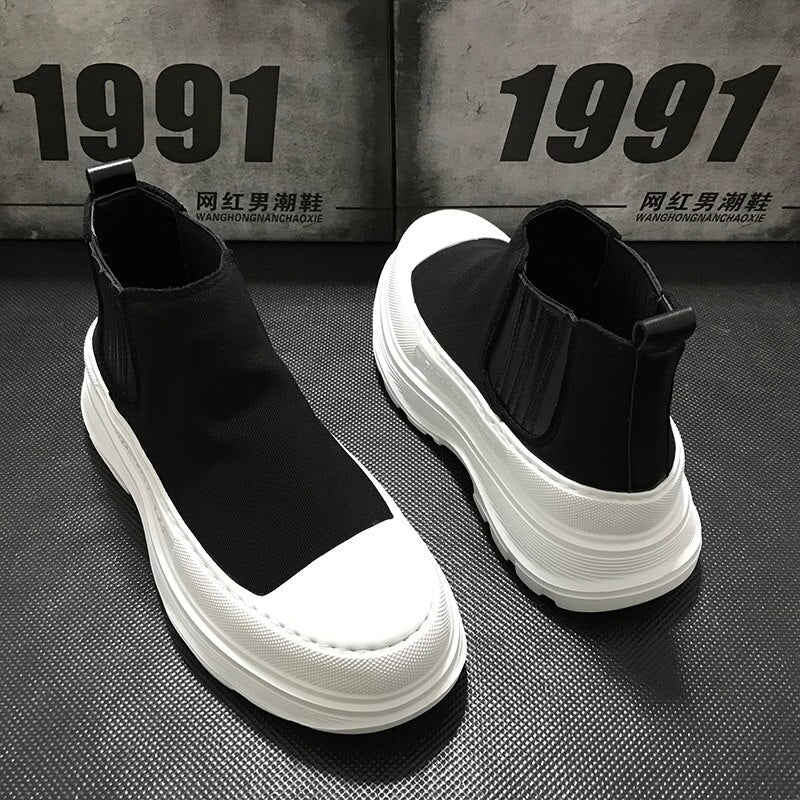 High Top Sneakers Chunky Dad Shoes