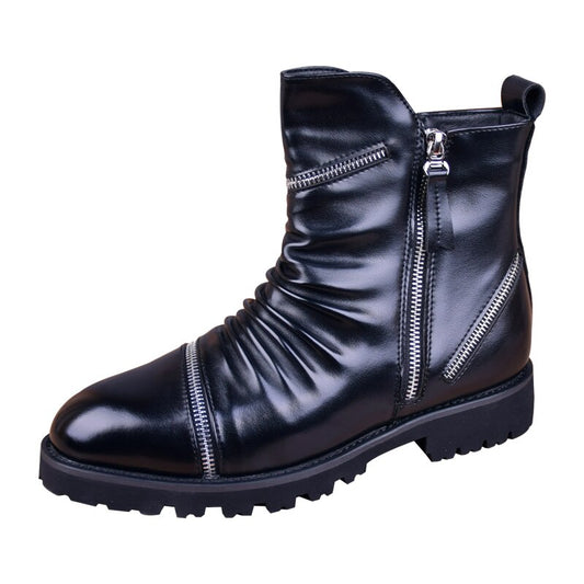 Motocycle Boots Fashion Warm Ankle Men Boots