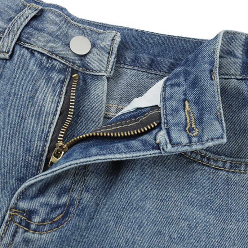 Casual High Waist Loose Women Denim Jeans