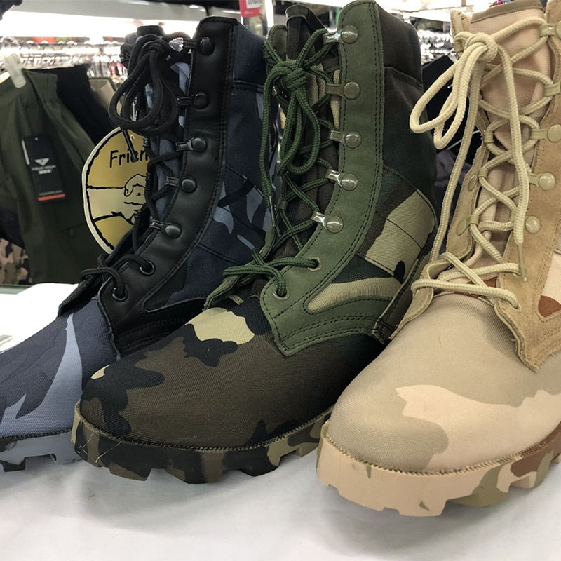 Men Special Force Combat Desert Boots