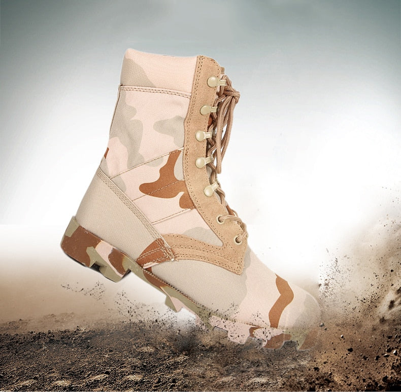 Men Special Force Combat Desert Boots