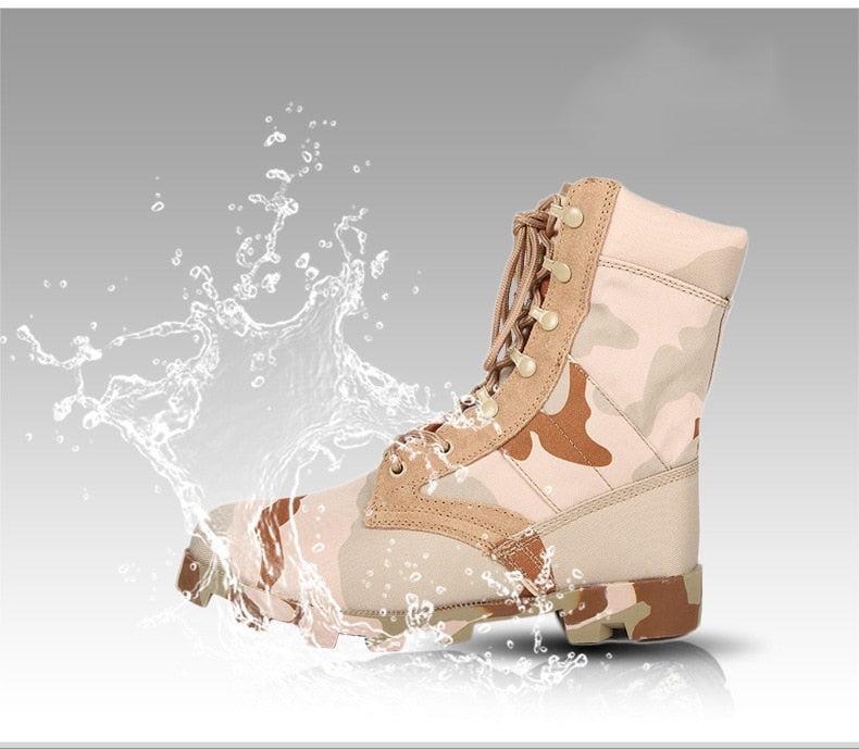 Men Special Force Combat Desert Boots