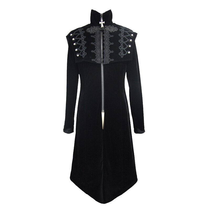 Devil Fashion Gothic Coat Mens Long Punk Jacket